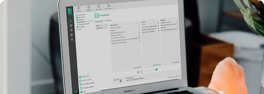 Formulários e anamnese totalmente editáveis